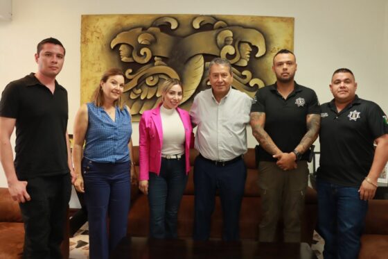 Sostiene Óscar Ríos productiva reunión con la Lic. Fernanda Chairez Guerrero