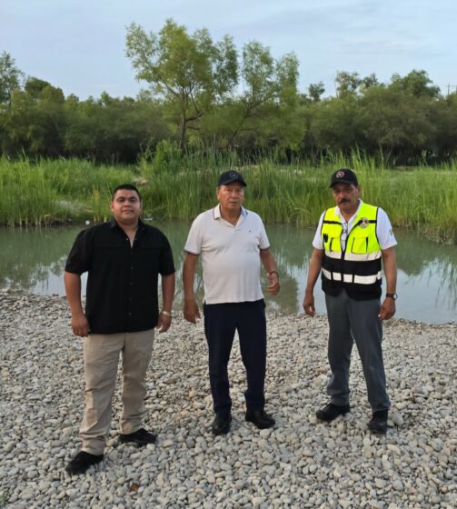 Supervisan condiciones del cauce en ríos de San Juan de Sabinas