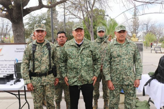 Refrenda Óscar Ŕios colaboración con Ejército Mexicano