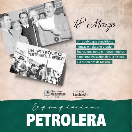 Hoy conmemoramos el aniversario de la Expropiación Petrolera de México