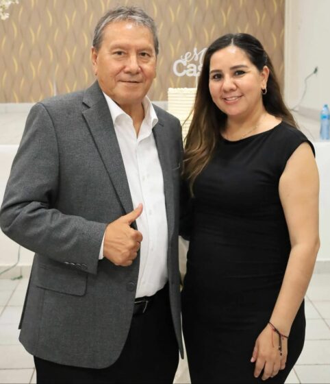 Óscar Ríos Ramírez y Karina Ríos reconocen a las madres como la fortaleza de San Juan de Sabinas