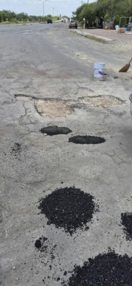 Rehabilitan la rotonda Antonio Gutiérrez en el cruce de Libramiento Norte y Carretera Múzquiz