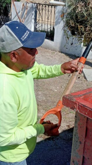 Implementan operativo de retiro de escombros y limpieza de predios en diversos sectores