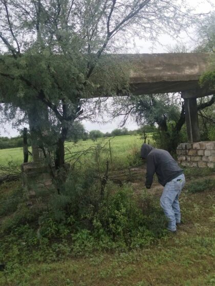 Implementan labores de limpieza en el área de Las Canoas en apoyo a ejidatarios