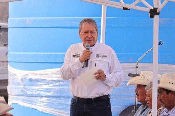Entregan cisterna de 10 mil litros para abastecimiento de agua en el predio Rancho Nuevo