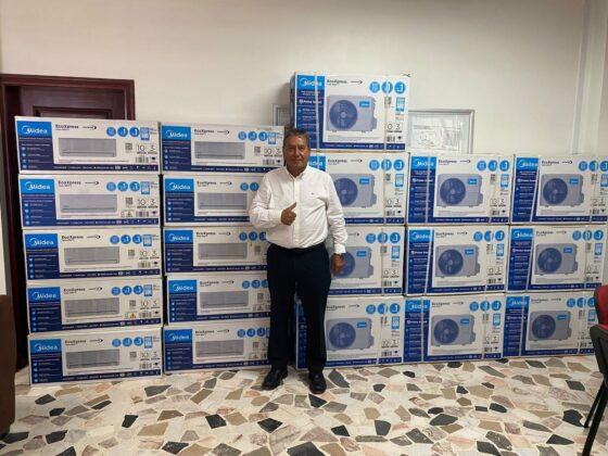 Llega primera remesa de minisplits para escuelas de San Juan de Sabinas: compromiso cumplido con la educación