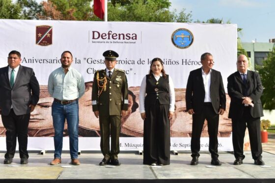 Conmemora Óscar Ríos Ramírez el 179 Aniversario de la Gesta Heroica de los Niños Héroes de Chapultepec